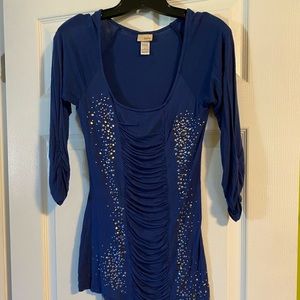 3/4 length sleeve blouse